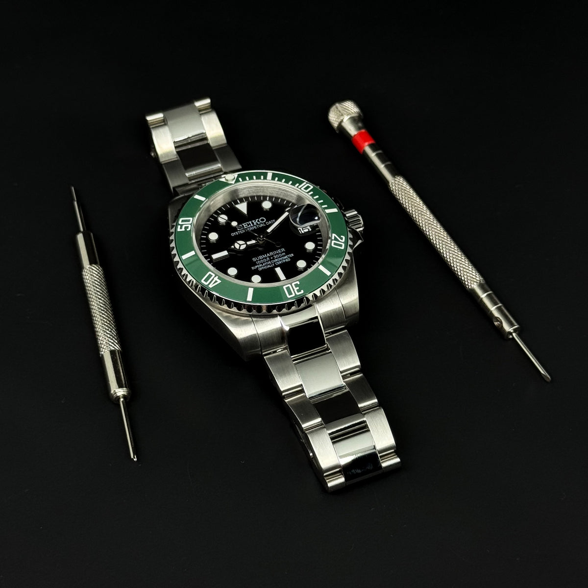 SUB-STARBUCKS - CUSTOM SEIKO NH35 AUTOMATIC WATCH