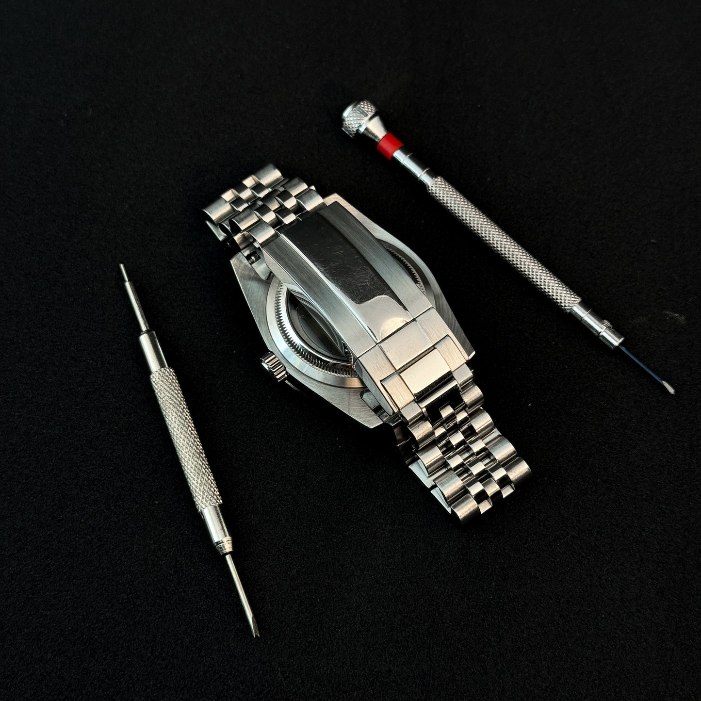 DATEJUST GREY ARABIC - CUSTOM SEIKO NH35 AUTOMATIC WATCH