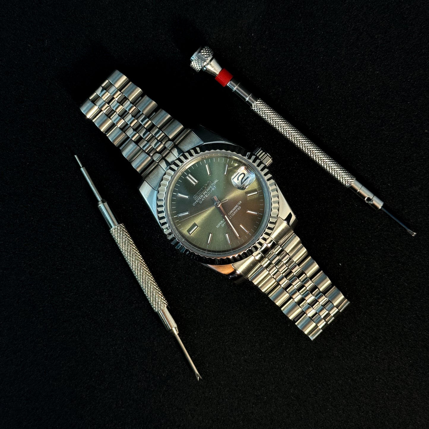 DATEJUST MINT LUME - CUSTOM SEIKO NH35 AUTOMATIC WATCH