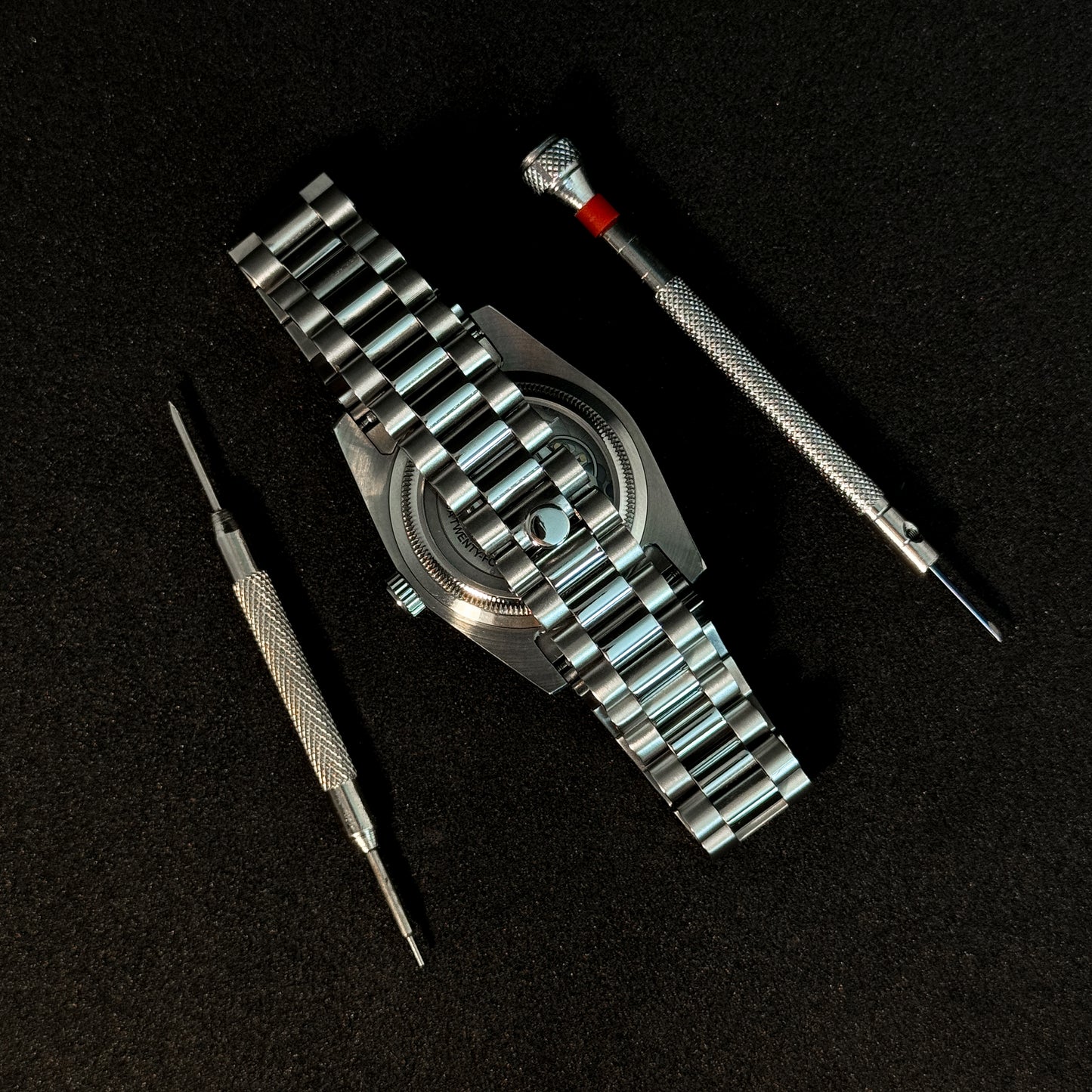 DATEJUST BABY PINK ARABIC - CUSTOM SEIKO NH35 AUTOMATIC WATCH