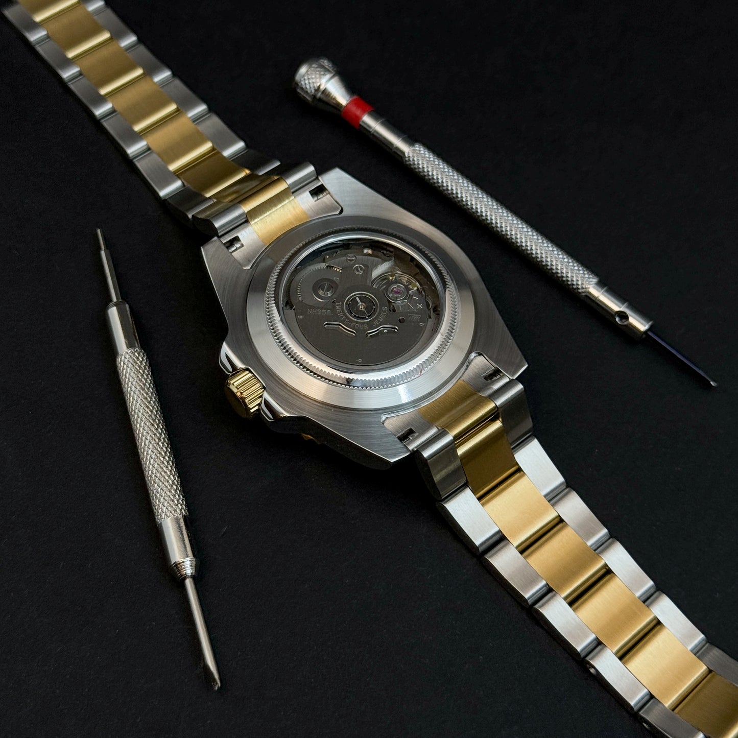 SUB-HALFGOLD - CUSTOM SEIKO NH35 AUTOMATIC WATCH