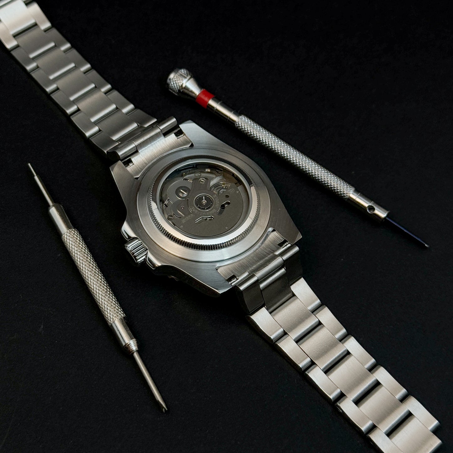 YACHT-SILVER - CUSTOM SEIKO NH35 AUTOMATIC WATCH