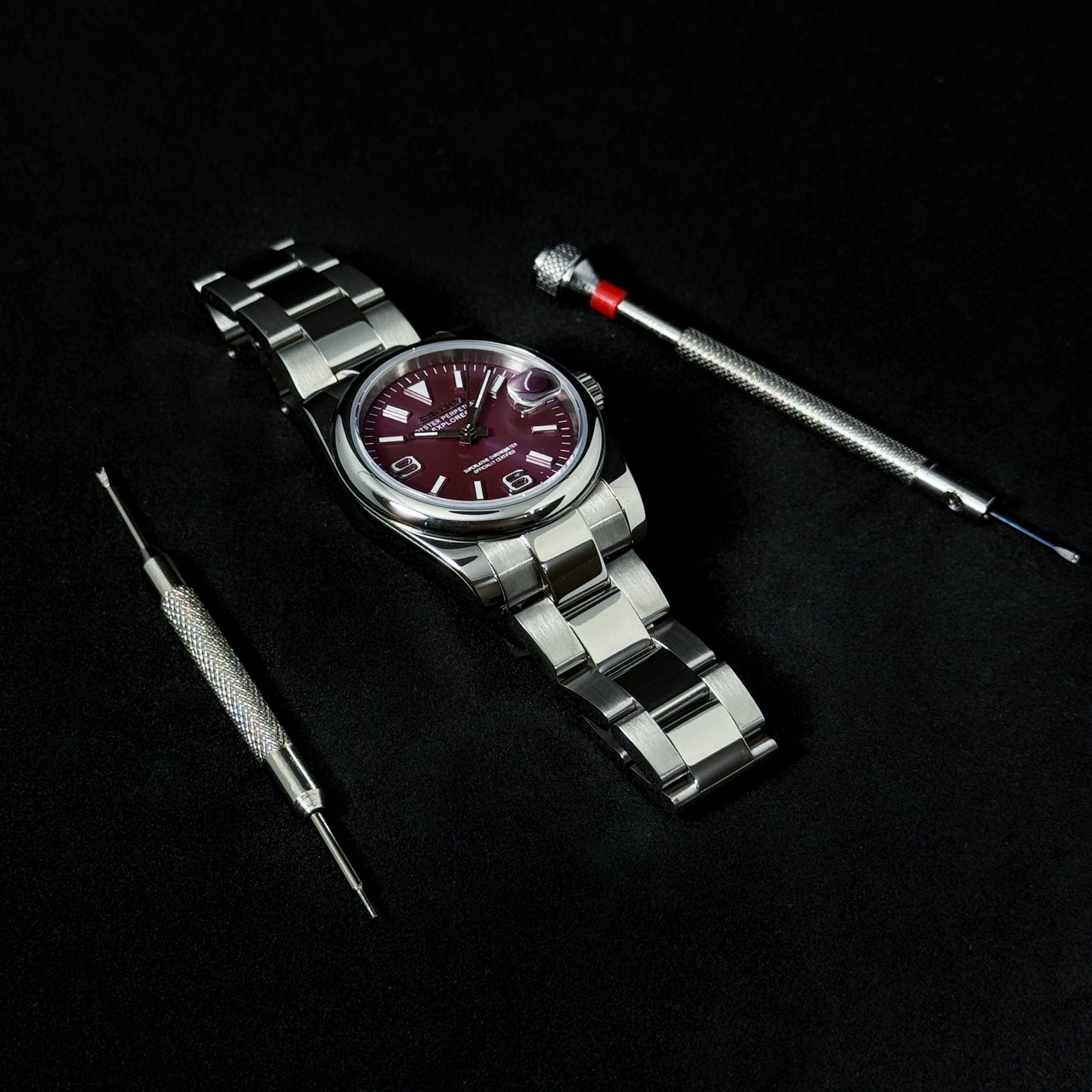 NODATE GRAPE - CUSTOM SEIKO NH35 AUTOMATIC WATCH