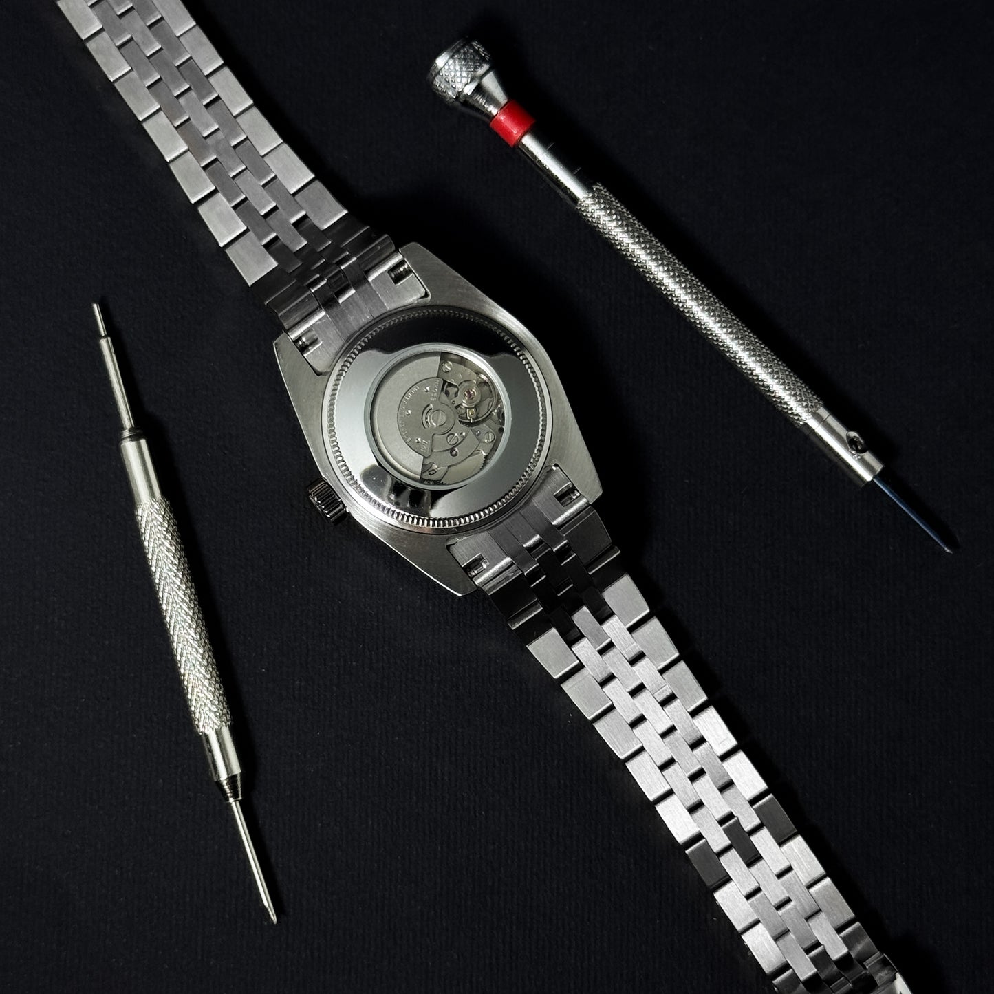 LADY DATEJUST OLIVE ROMAN - CUSTOM SEIKO AUTOMATIC WATCH