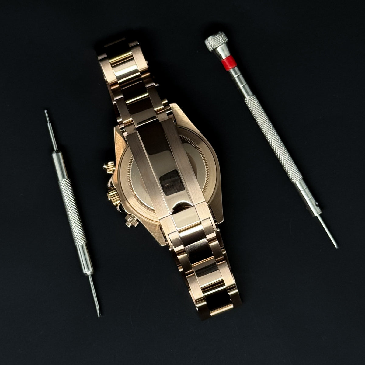 DAYTONA ROSE GOLD RAINBOW - CUSTOM SEIKO WATCH