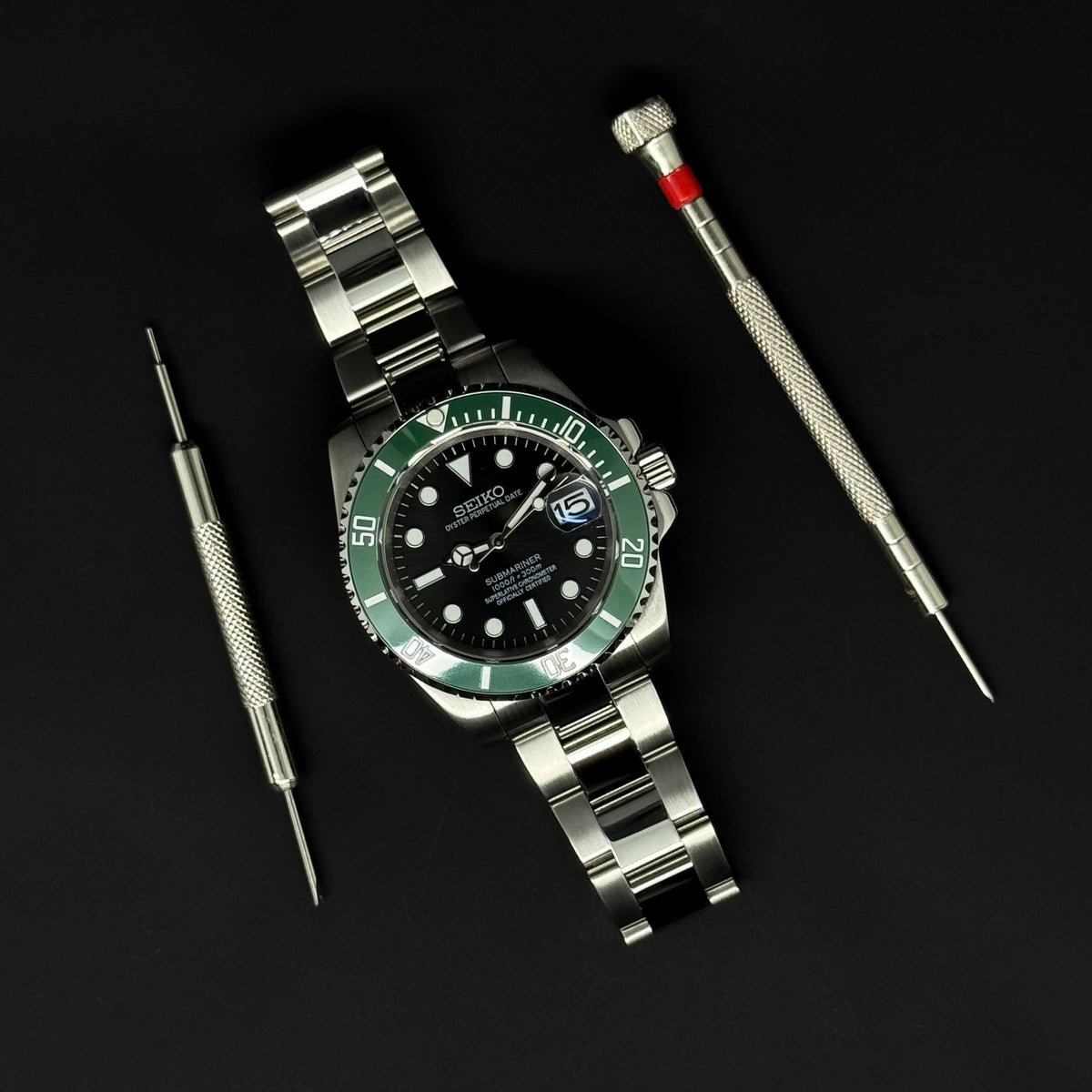 SUB-STARBUCKS - CUSTOM SEIKO NH35 AUTOMATIC WATCH