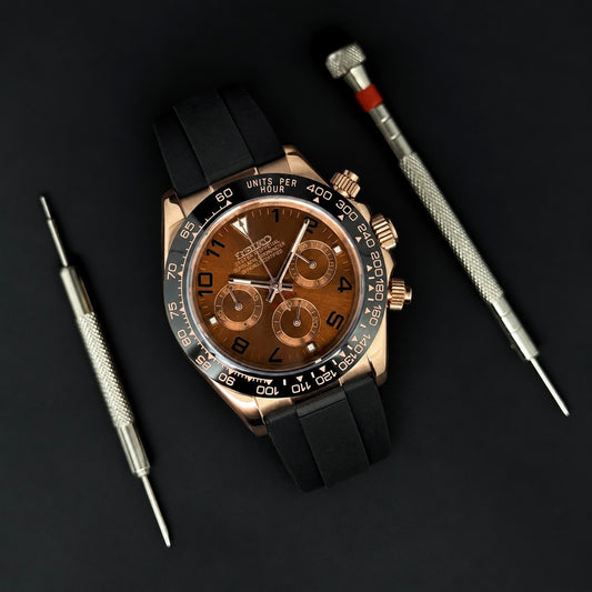 DAYTONA ROSE GOLD CHOCOLATE - CUSTOM SEIKO WATCH