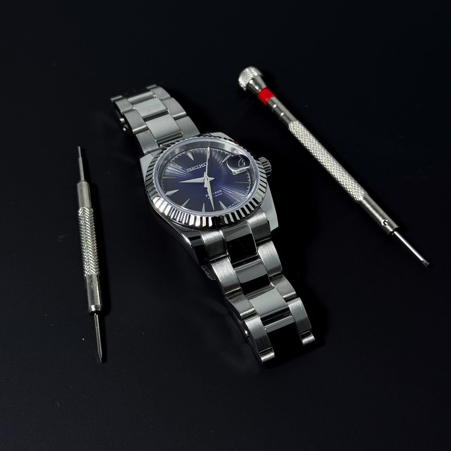 DATEJUST CLASSIC INDIGO BLUE - CUSTOM SEIKO NH35 AUTOMATIC WATCH