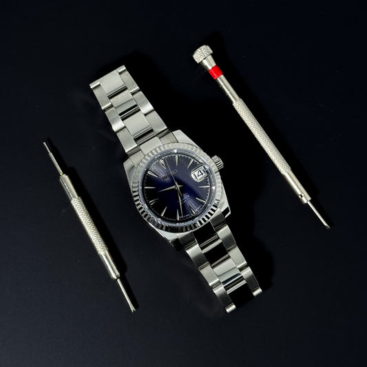 DATEJUST CLASSIC INDIGO BLUE - CUSTOM SEIKO NH35 AUTOMATIC WATCH