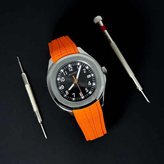 AQUANAUT ORANGE - CUSTOM SEIKO NH35 AUTOMATIC WATCH