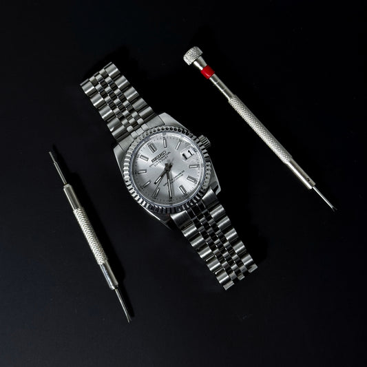 DATEJUST SILVER LUME - CUSTOM SEIKO NH35 AUTOMATIC WATCH