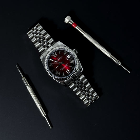 DATEJUST RUBY ROMAN - CUSTOM SEIKO NH35 AUTOMATIC WATCH