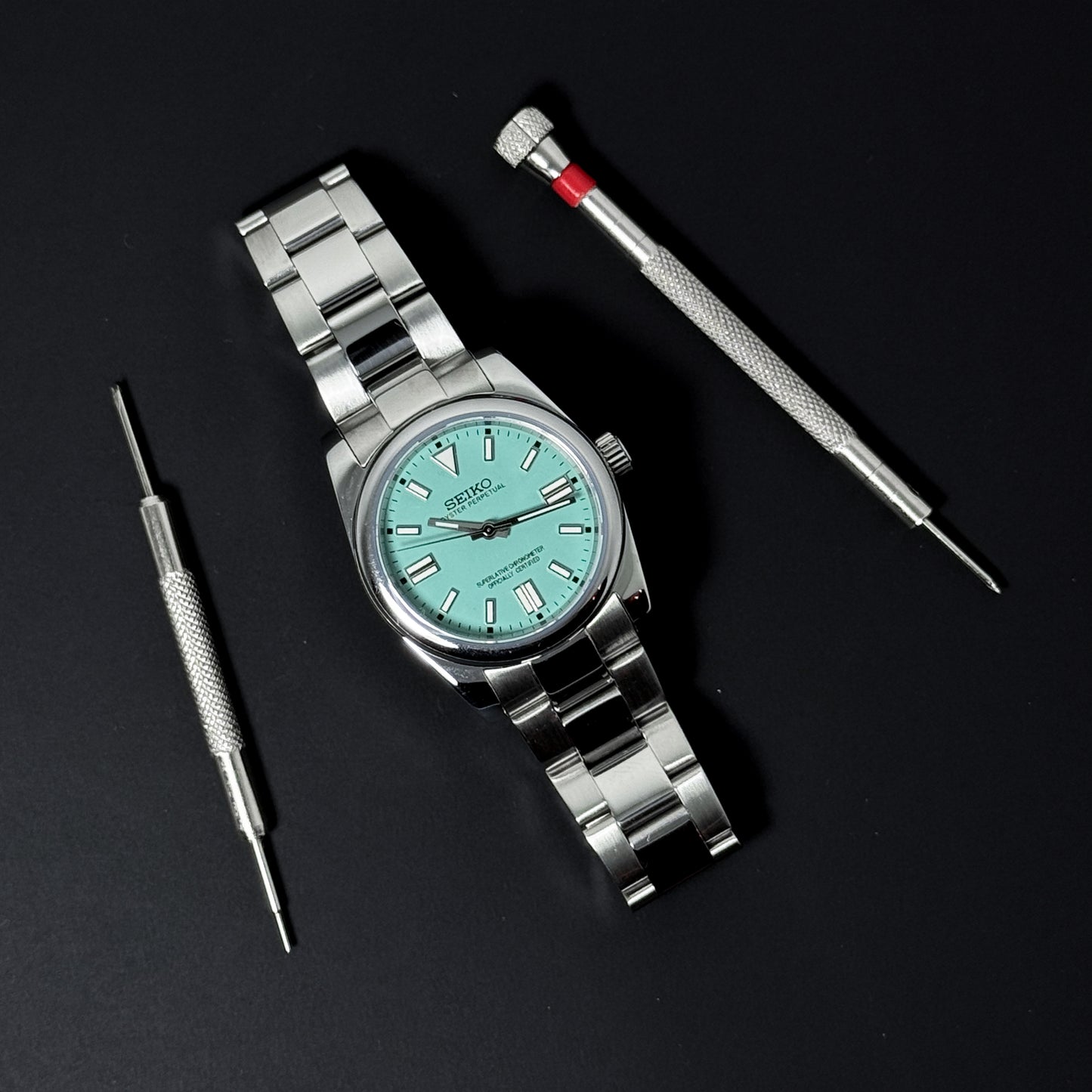 OP TIFFANY- CUSTOM SEIKO NH35 AUTOMATIC WATCH