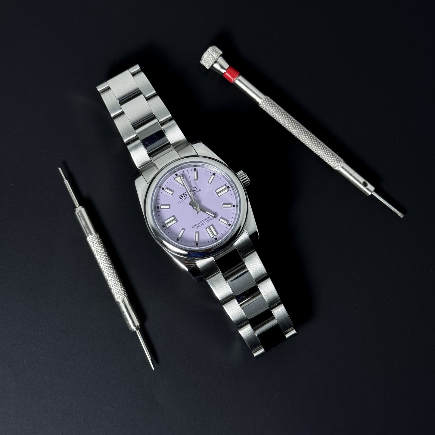OP PURPLE- CUSTOM SEIKO NH35 AUTOMATIC WATCH