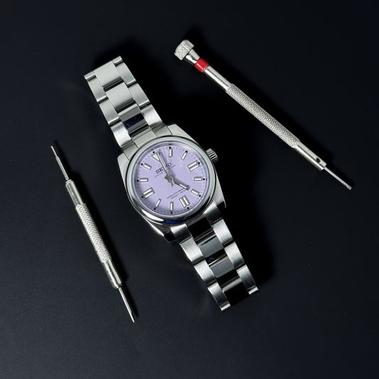 OP PURPLE- CUSTOM SEIKO NH35 AUTOMATIC WATCH