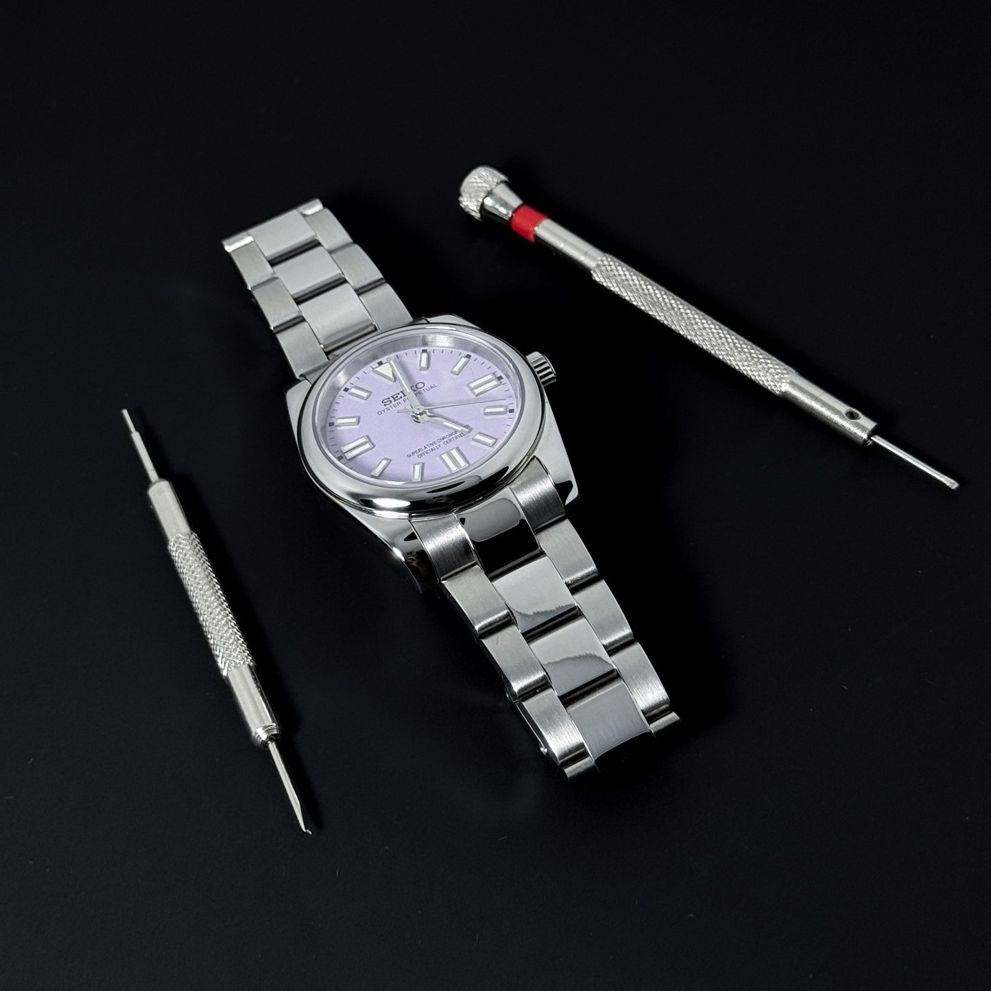 OP PURPLE- CUSTOM SEIKO NH35 AUTOMATIC WATCH