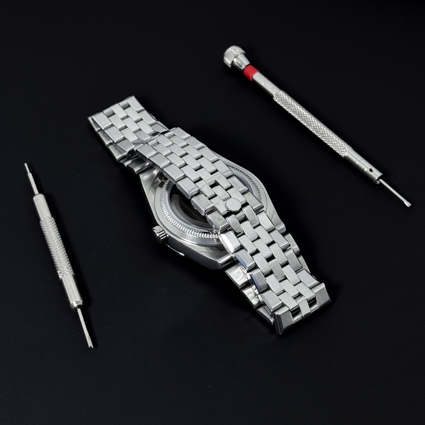 LAND-DWELLER NAVY BLUE - CUSTOM SEIKO NH35 AUTOMATIC WATCH