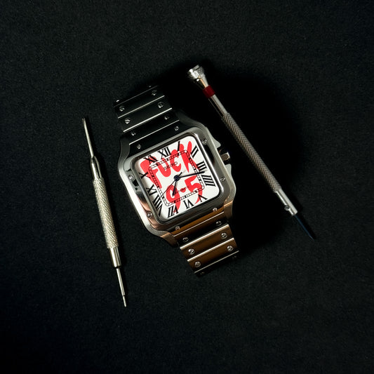 SANTOS FVCK 9.5 - CUSTOM SEIKO NH35 AUTOMATIC WATCH