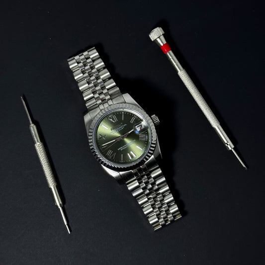 DATEJUST MINT ROMAN - CUSTOM SEIKO NH35 AUTOMATIC WATCH