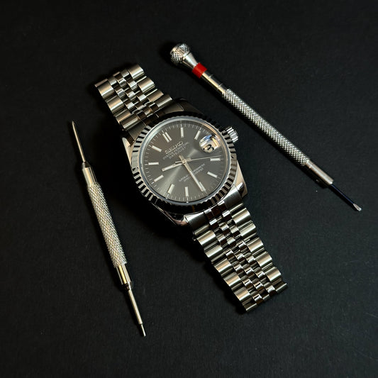 DATEJUST GREY LUME - CUSTOM SEIKO NH35 AUTOMATIC WATCH