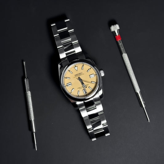 OP BEIGE - CUSTOM SEIKO NH35 AUTOMATIC WATCH