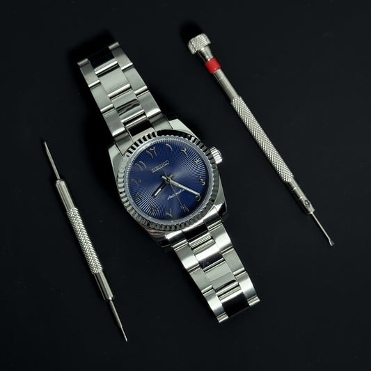 DATEJUST CLASSIC AZURE ARABIC - CUSTOM SEIKO NH35 AUTOMATIC WATCH