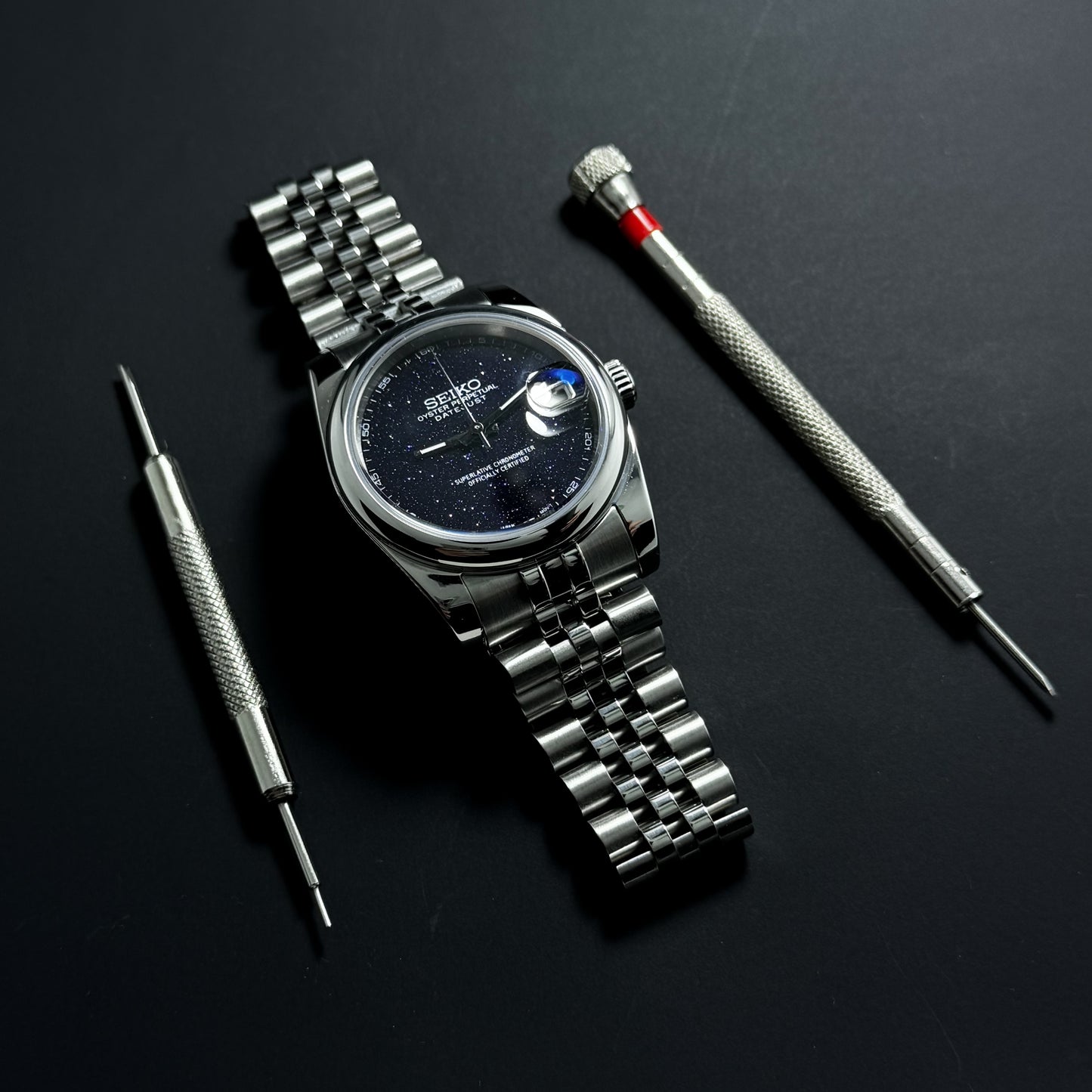 DATEJUST STARDUST - CUSTOM SEIKO NH35 AUTOMATIC WATCH